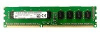 RAM memória 1x 4GB Micron ECC UNBUFFERED DDR3 1600MHz PC3-12800 UDIMM | MT18KSF51272AZ-1G6
