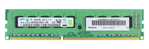 RAM memória 1x 4GB Samsung ECC UNBUFFERED DDR3  1333MHz PC3-10600 UDIMM | M391B5273DH0-YH9