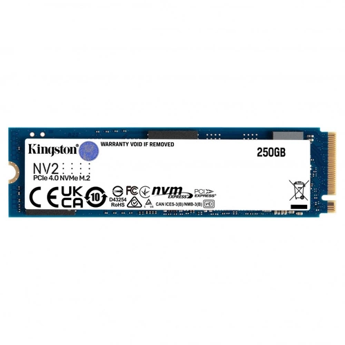 SSD Merevlemez Kingston NV2 250GB M.2 NVMe 4.0  | SNV2S/250G