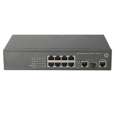 Kapcsoló HPE JG221A 8x 10/100 1x SFP