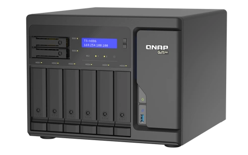 NAS-kiszolgáló QNAP TS-h886-D1602-8G 8x SSD | HDD SATA 8GB RAM