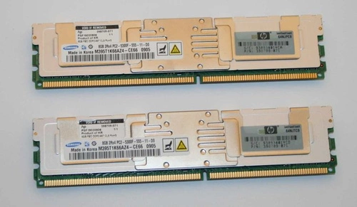 RAM memória 2x 8GB HP ProLiant DL160 G5 DDR2 667MHz ECC FULLY BUFFERED DIMM | 413015-B21