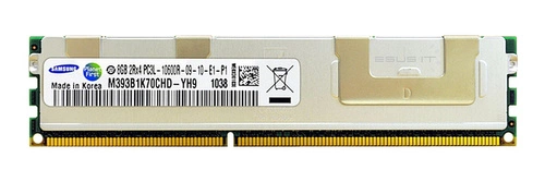 RAM memória 1x 8GB Samsung ECC REGISTERED DDR3  1333MHz PC3-10600 RDIMM | M393B1K70CHD-YH9