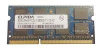 RAM memória 1x 8GB ELPIDA SO-DIMM DDR3 1600MHz PC3-12800 | EBJ81UG8EFU0-GN-F