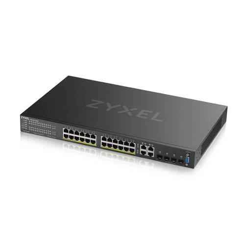 Kapcsoló Zyxel GS2220-28HP-EU0101F 24x 1Gb 4x RJ-45/SFP combo ports 375W PoE+