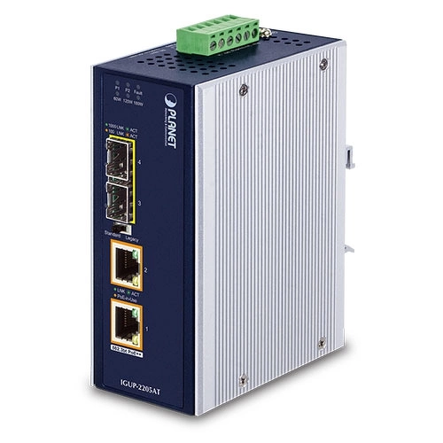 Média átalakító Planet IGUP-2205AT 2x SFP  2x RJ-45