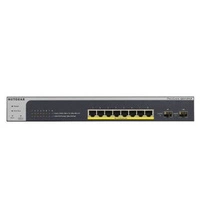 Kapcsoló Netgear GS510TLP-100EUS | 1536 kB | 20 Gb/s | 8x Ethernet Port