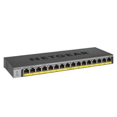 Kapcsoló Netgear GS116LP-100EUS 16x 10/100/1000 76 W PoE+