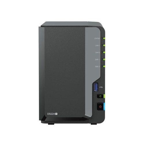 NAS-kiszolgáló Synology DS224+ 2x SSD | HDD SATA 2GB RAM