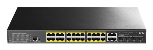 Kapcsoló Cudy GS2028PS4-300W 24x 1Gb 4x SFP+ 300 W PoE+