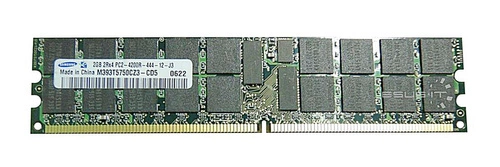 RAM memória 1x 2GB Samsung ECC REGISTERED DDR2  533MHz PC2-4200 RDIMM | M393T5750CZ3-CD5