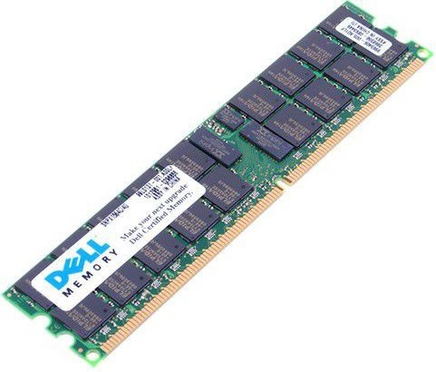 RAM memória 1x 4GB DELL PowerEdge & Precision Workstation DDR2 400MHz ECC REGISTERED DIMM | SNPX1564C/4G