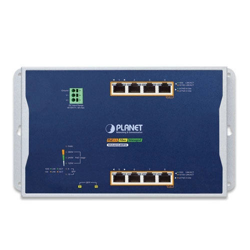 Kapcsoló Planet WGS-4215-8HP2S 8x 1Gb 2x SFP 360 W PoE++