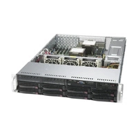 Szerver Platform Supermicro 2U 620P-TR SYS-620P-TR Intel x 2 DDR4 x 16 8 x 3.5" SATA/SAS PSU 1+0