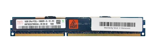 RAM memória 1x 16GB Hynix ECC REGISTERED DDR3  1333MHz PC3-10600 RDIMM | HMT82GV7MMR4A-H9