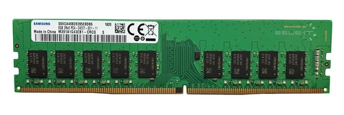 RAM memória 1x 8GB Samsung ECC UNBUFFERED DDR4  2400MHz PC4-19200 UDIMM | M391A1G43EB1-CRC