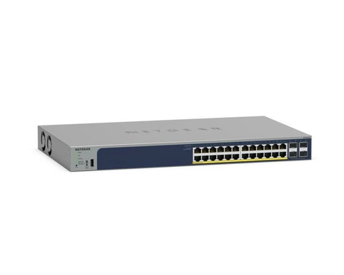 Kapcsoló Netgear GS728TPP-300EUS 24x 1Gb 4x SFP 380 W PoE+