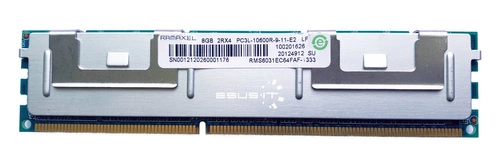 RAM memória 1x 8GB Ramaxel ECC REGISTERED DDR3 2Rx4 1333MHz PC3-10600 RDIMM | RMS6031EC64FAF