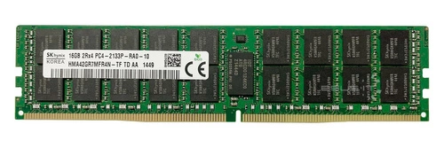 RAM memória 1x 16GB Hynix ECC REGISTERED DDR4  2133MHz PC4-17000 RDIMM | HMA42GR7MFR4N-TF