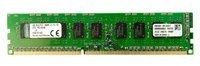 RAM memória 1x 4GB Kingston ECC UNBUFFERED DDR3 1333MHz PC3-10600 UDIMM | KTD-PE313E/4G