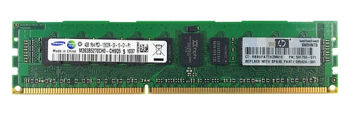 RAM memória 1x 4GB Samsung ECC REGISTERED DDR3  1333MHz PC3-10600 RDIMM | M393B5270CH0-CH9 