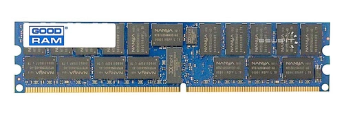 RAM memória 1x 4GB GoodRAM ECC REGISTERED DDR2  667MHz PC2-5300 RDIMM | W-MEM67R2D44G