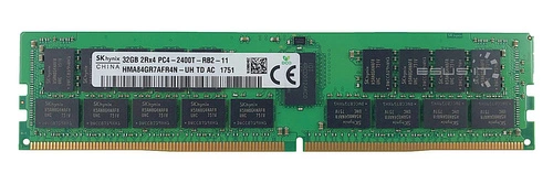 RAM memória 1x 32GB Hynix ECC REGISTERED DDR4 2Rx4 2400MHz PC4-19200 RDIMM | HMA84GR7AFR4N-UH