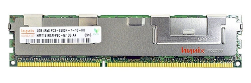RAM memória 1x 4GB Hynix ECC REGISTERED DDR3  1066MHz PC3-8500 RDIMM | HMT151R7AFP8C-G7