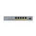 Kapcsoló Zyxel GS1350-6HP-EU0101F 5x 1Gb 1x SFP 60W PoE+ / PoE++