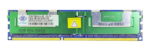 RAM memória 1x 4GB Nanya ECC REGISTERED DDR3  1066MHz PC3-8500 RDIMM | NT4GC72B4NA1NL-BE