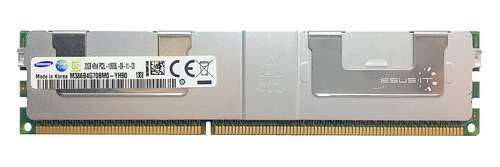 RAM memória 1x 32GB Samsung ECC LOAD REDUCED DDR3 4Rx4 1333MHz PC3-10600 LRDIMM | M386B4G70BM0-YH9