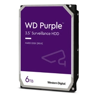 Merevlemez Western Digital  PURPLE 3.5'' HDD 6TB 5400RPM SATA 6Gb/s 256MB | WD64PURZ