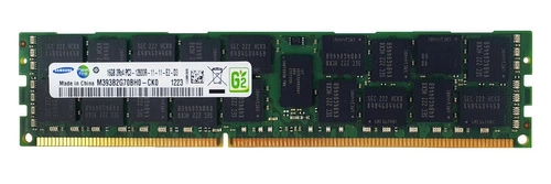 RAM memória 1x 16GB Samsung ECC REGISTERED DDR3 2Rx4 1600MHz PC3-12800 RDIMM | M393B2G70BH0-CK0
