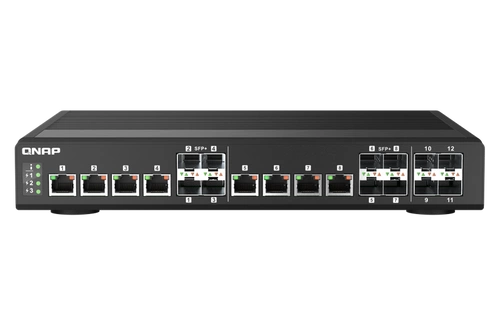 Kapcsoló QNAP QSW-IM1200-8C 1x 1Gb 4x SFP+ 8x RJ-45/SFP+