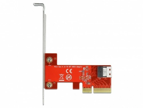 Delock Kártya PCI Express x4  1x SFF-8654 4i NVMe | 90483