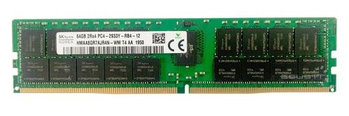 RAM memória 1x 64GB Hynix ECC REGISTERED DDR4 2Rx4 2933MHz PC4-23400 RDIMM | HMAA8GR7AJR4N-WM