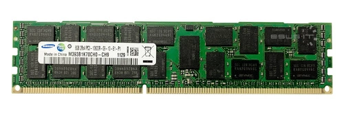 RAM memória 1x 8GB Samsung ECC REGISTERED DDR3  1333MHz PC3-10600 RDIMM | M393B1K70CH0-CH9