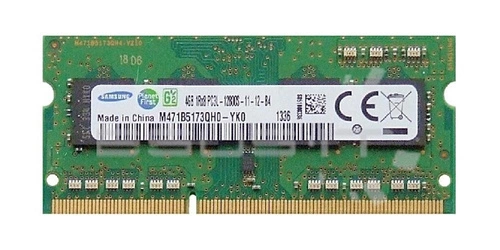 RAM memória 1x 4GB Samsung SO-DIMM DDR3 1600MHz PC3-12800 | M471B5173QH0-YK0